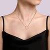 Gabriel & Co. Bujukan Collection Bead Charm Necklace in 14K Yellow Gold