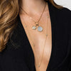 Gabriel & Co. Bujukan Collection Bead Charm Necklace in 14K Yellow Gold