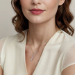 The Bujukan Collection Two-Tone Beaded and Graduated Diamond Asymmetrical Y-Necklace in 14K Gold