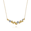 Gabriel & Co. Bujukan Collection Pave Diamond Pendant Necklace in 14K Yellow Gold