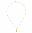 The Bujukan Collection Two-Tone Sculptural Pavé Diamond Bypass Drop Pendant Necklace in 14K Gold
