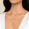 Gabriel & Co. Kaslique Collection Diamond Drop Chandelier Necklace Pendant in 14K Yellow Gold