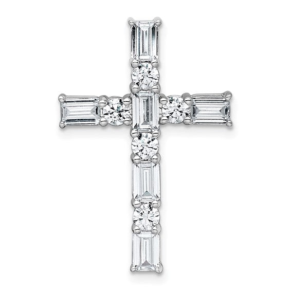 Custom Made Diamond Cross Slide 2.25 Carats