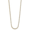 Exquisite Lab Grown 10 Carat Diamond Tennis Straight Necklace in 14K Gold