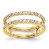 14K Gold 1/2CTW Ring Guard