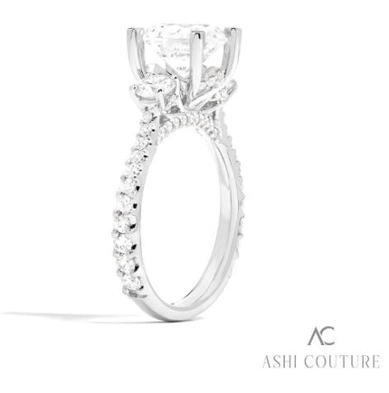 Radiant Couture 3-Stone Diamond Engagement Ring 14K | Gemmas Jewelers