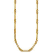 14K Polished Fancy Link Necklace