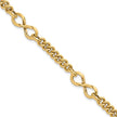 14k Gold Italian Infinity Bracelet