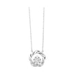 Shimmering Diamond Necklace in Silver | Gemmas Jewelers