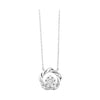 Shimmering Diamond Necklace in Silver | Gemmas Jewelers