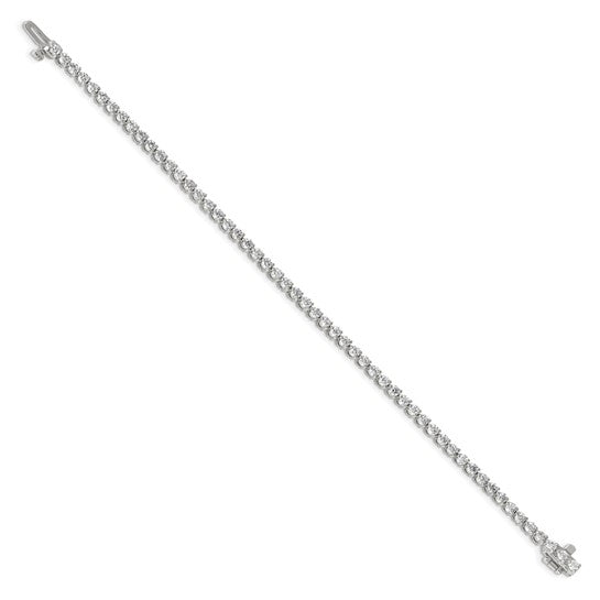Sparkling Lab Grown Diamond Tennis Bracelet in 14K Gold | Gemas Jewelers 5