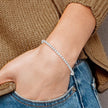 Sparkling Lab Grown Diamond Tennis Bracelet in 14K Gold | Gemas Jewelers 7