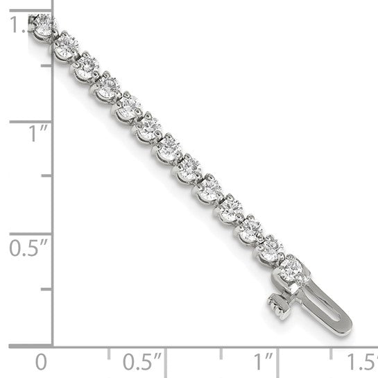 Sparkling Lab Grown Diamond Tennis Bracelet in 14K Gold | Gemas Jewelers 8
