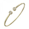 Striking Modern Flexible Design Diamond Bangle Bracelet 14K Gold | Gemmas Jewelers 2