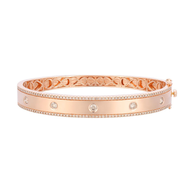 Le Vian® Bangle featuring Nude Diamonds™ set in 14K Strawberry Gold®