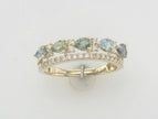 Le Vian Montana Ombré Sapphire & Nude Diamonds 14K Honey Gold Ring