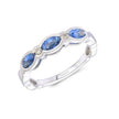 Le Vian Blueberry Sapphire & Vanilla Diamond Ring in 14K Vanilla Gold