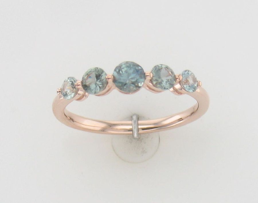 Le Vian Ombre Montana Sapphire Ring 7/8ct 14K Strawberry Gold