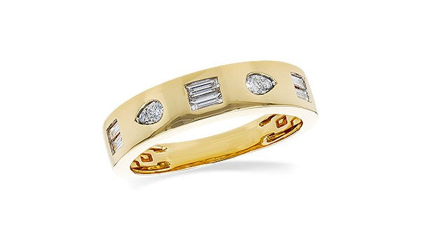Bold and Unique Diamond Band