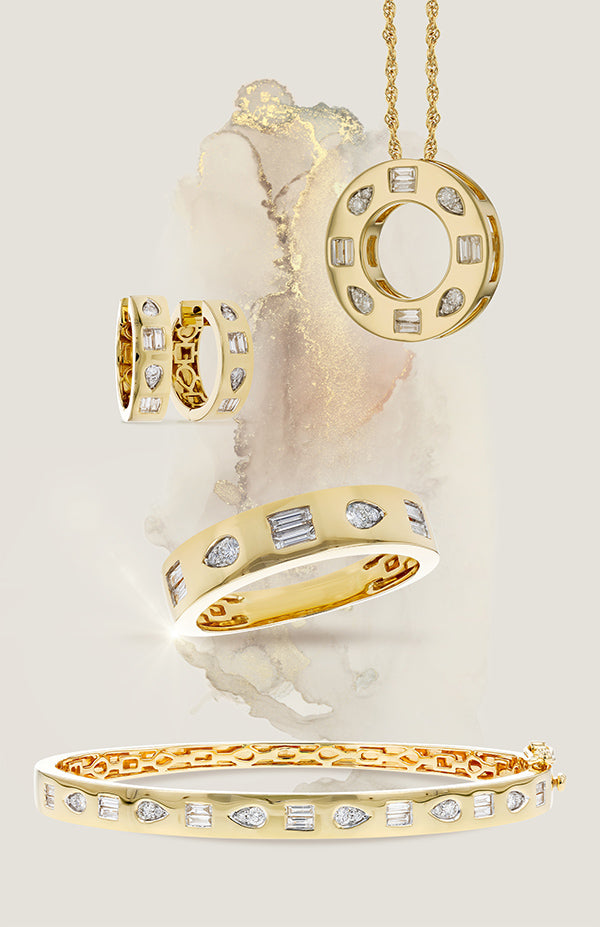 Bold and Unique Diamond Band