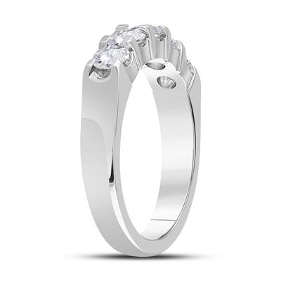 5 Stone Diamond Anniversary Band