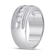 2 Carat Men's Wedding Band