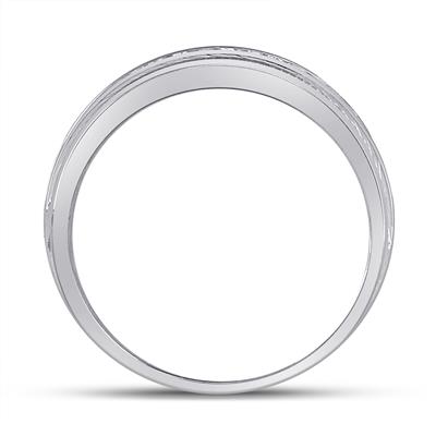 2 Carat Men's Wedding Band