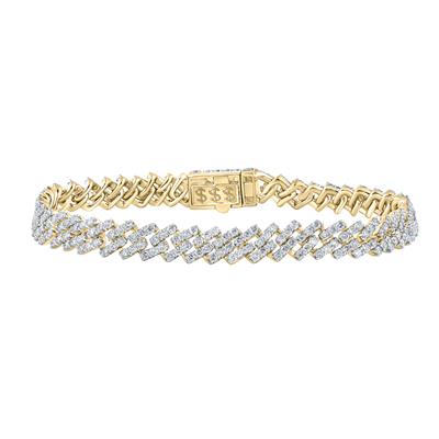 Cuban Link Diamond Bracelet 7.57 Carats