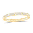 2.50 Ctw Clover Diamond Bangle