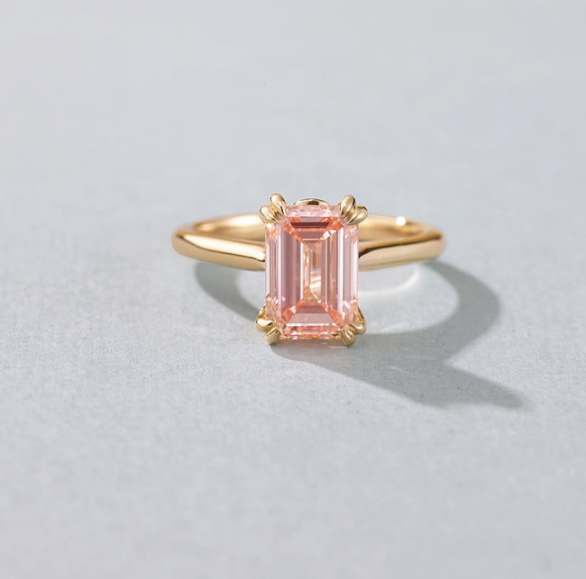 3 Carat Emerald Cut Solitaire Engagement Ring