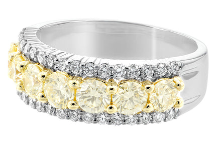 Yellow Diamond 1.64 Carat Band