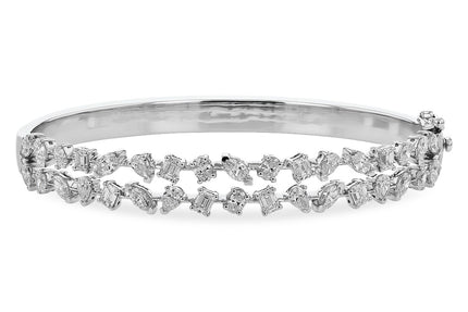 Multi Shape Diamond Bangle 3.50 carats