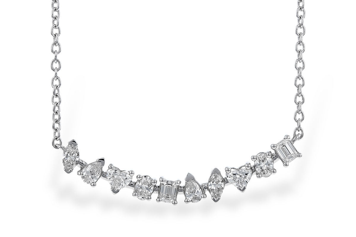 Multi Shape Diamond Necklace