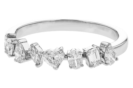 Multi Shape Diamond Band