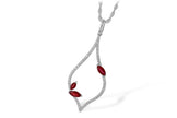 Ruby Diamond Necklace