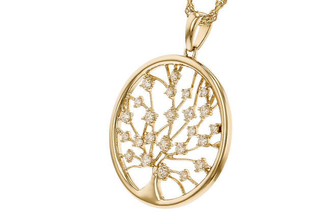 Family Tree Diamond Necklace