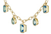 London Blue Topaz Yellow Gold Necklace