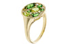 Tsavorite Peridot Diamond Ring