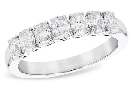 7 Stone Oval Diamond Band