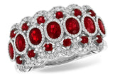 Ruby Diamond Ring Allison Kaufman