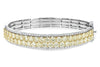 9.64 Carats Fancy Yellow Diamond Bangle