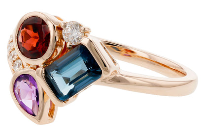 AK Gemstone Diamond Ring