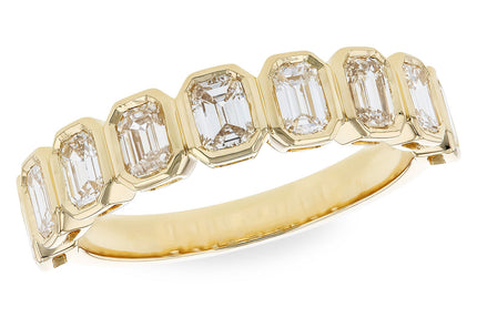 Emerald Cut Diamond Band