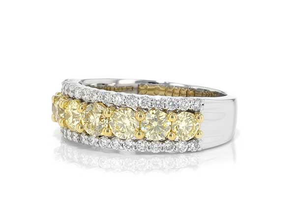 Yellow Diamond 1.64 Carat Band