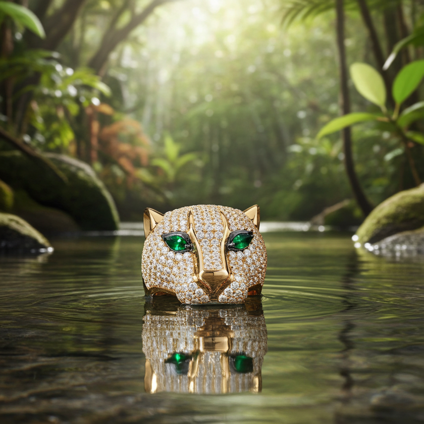 Bold and Dangerous Limited Edition Pave Diamond EFFY Ring in 14K