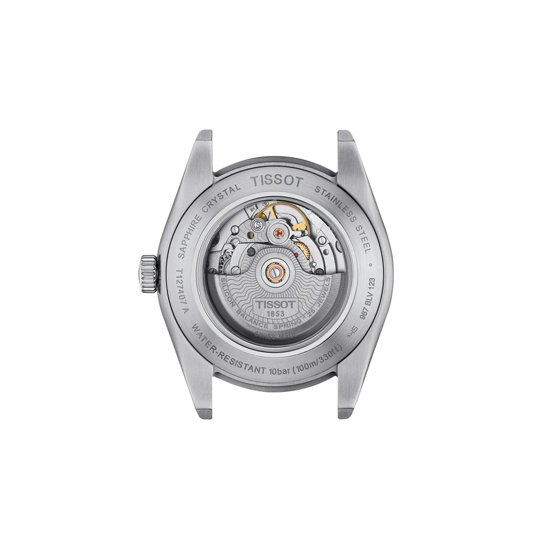 Tissot Powermatic 80 Silicium 40mm Watch Black Dial