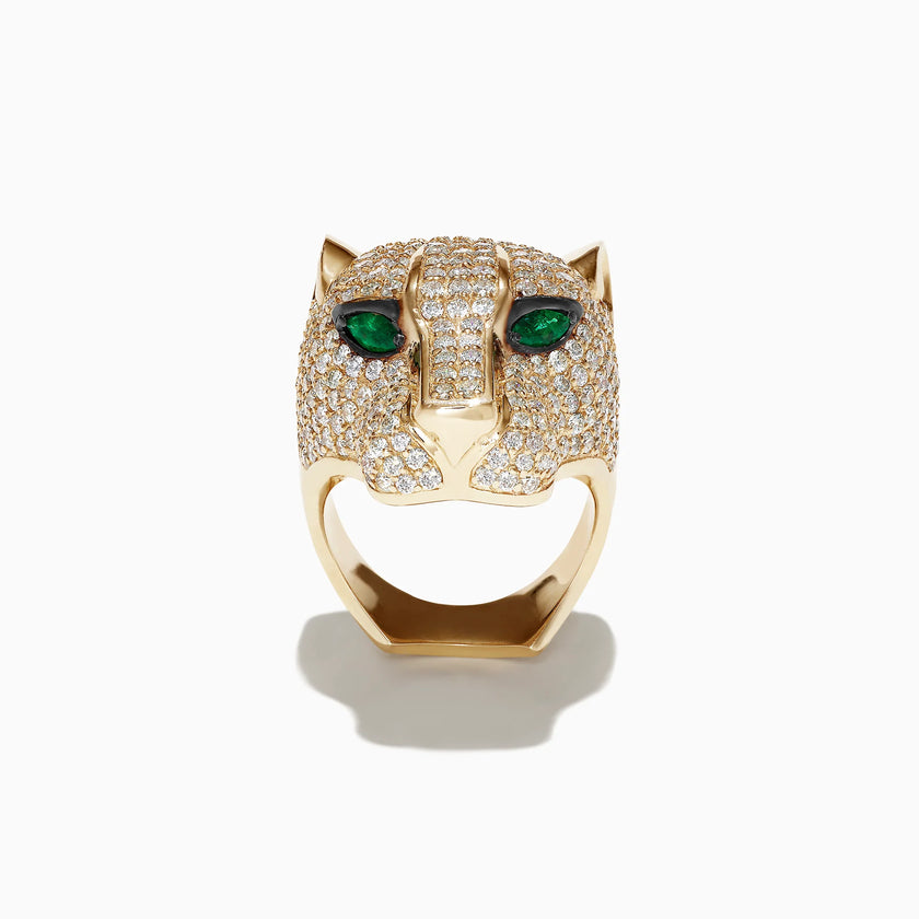 Bold and Dangerous Limited Edition Pave Diamond EFFY Ring in 14K