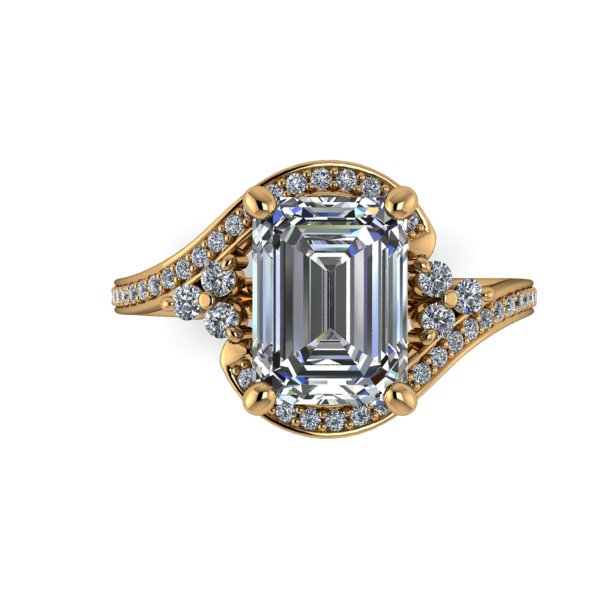 Gemmas Custom Unique Engagement Ring