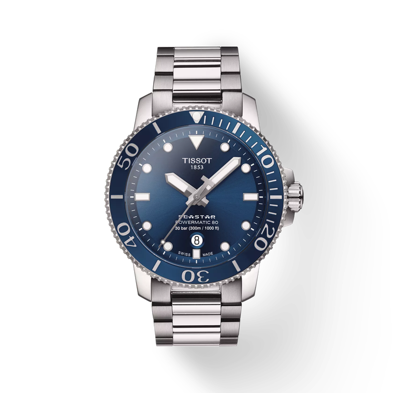 Tissot Seastar 1000 Professional Powermatic 80 Watch Blue Dial