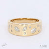 1/2 ctw Scatter Mixed Diamond Cut Bold Gold Fashion Band in 14K Yellow Gold